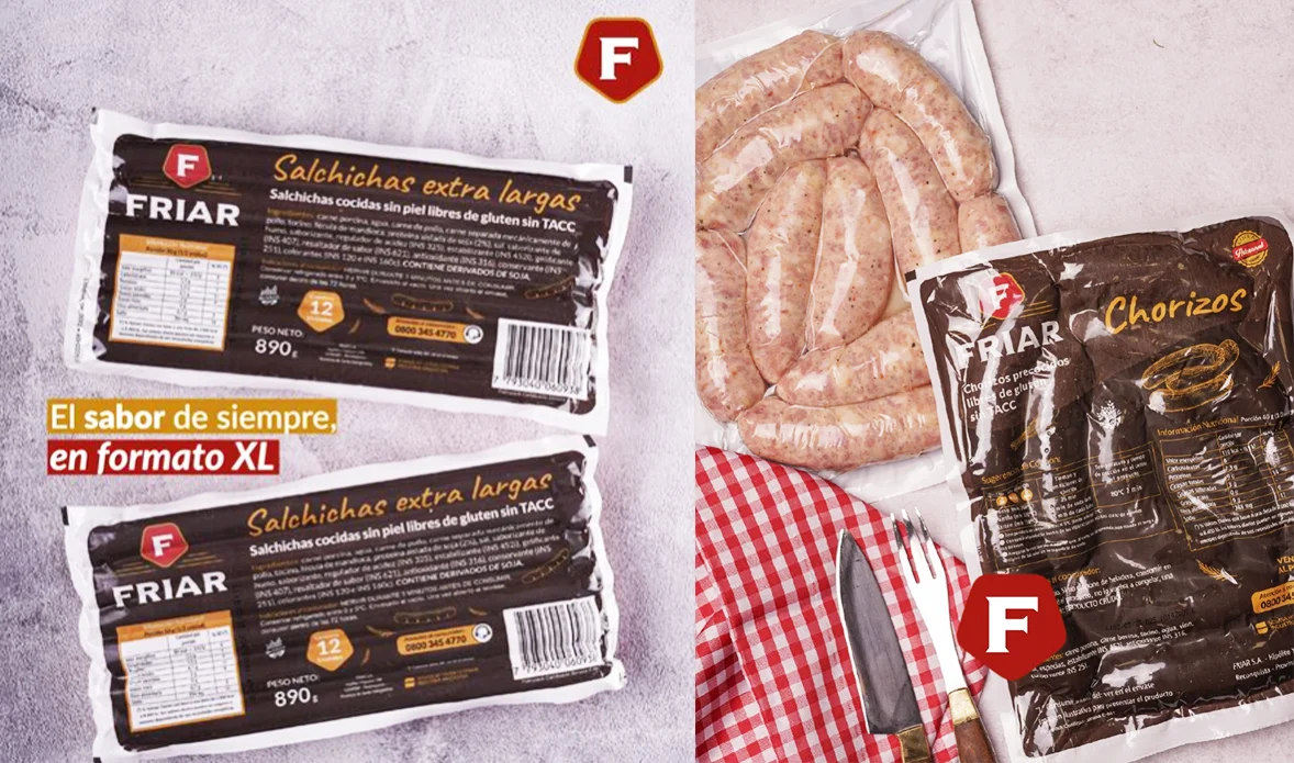 FRIAR product labels